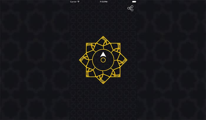 Qibla iPhone and iPad App Screenshot