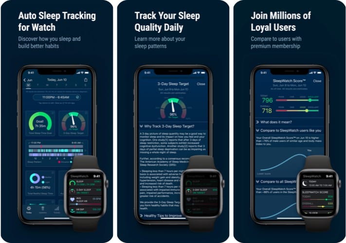 Sleep Watch by Bodymatter iPhone App Screenshot