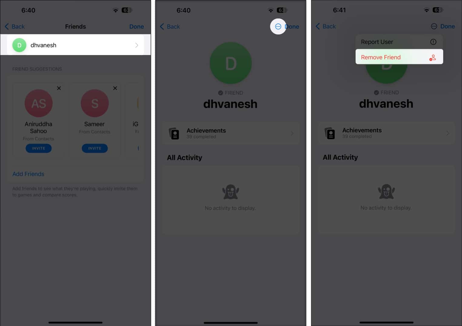 Tap Friends friends name