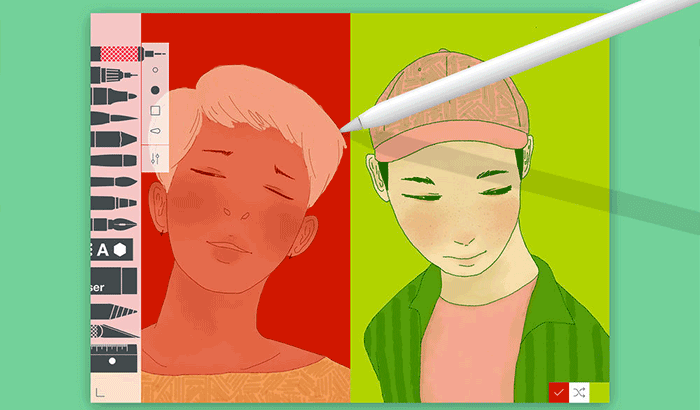 Tayasui Sketches Drawing iPad App Screenshot
