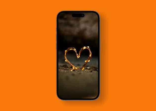 Wired Valentine's Day iPhone wallpaper