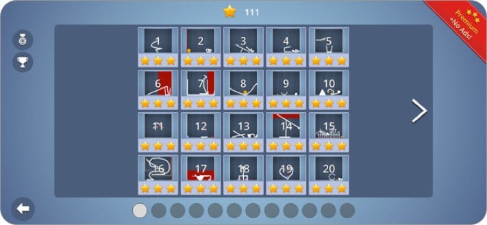 brain it on iphone and ipad puzzle game screenshot