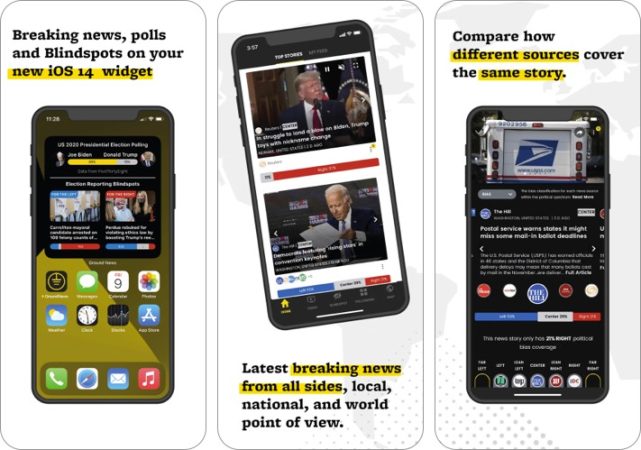ground news app iphone ipad screenshot