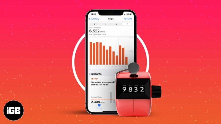 How to track steps using iphone health app