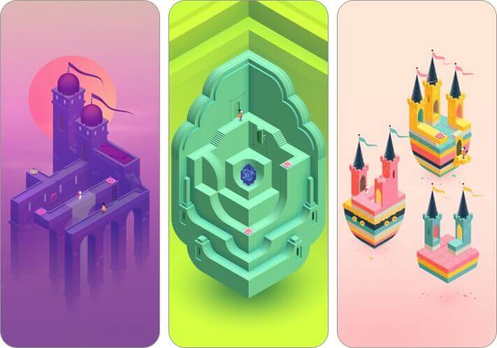 monument valley 2 iphone and ipad puzzle game screenshot