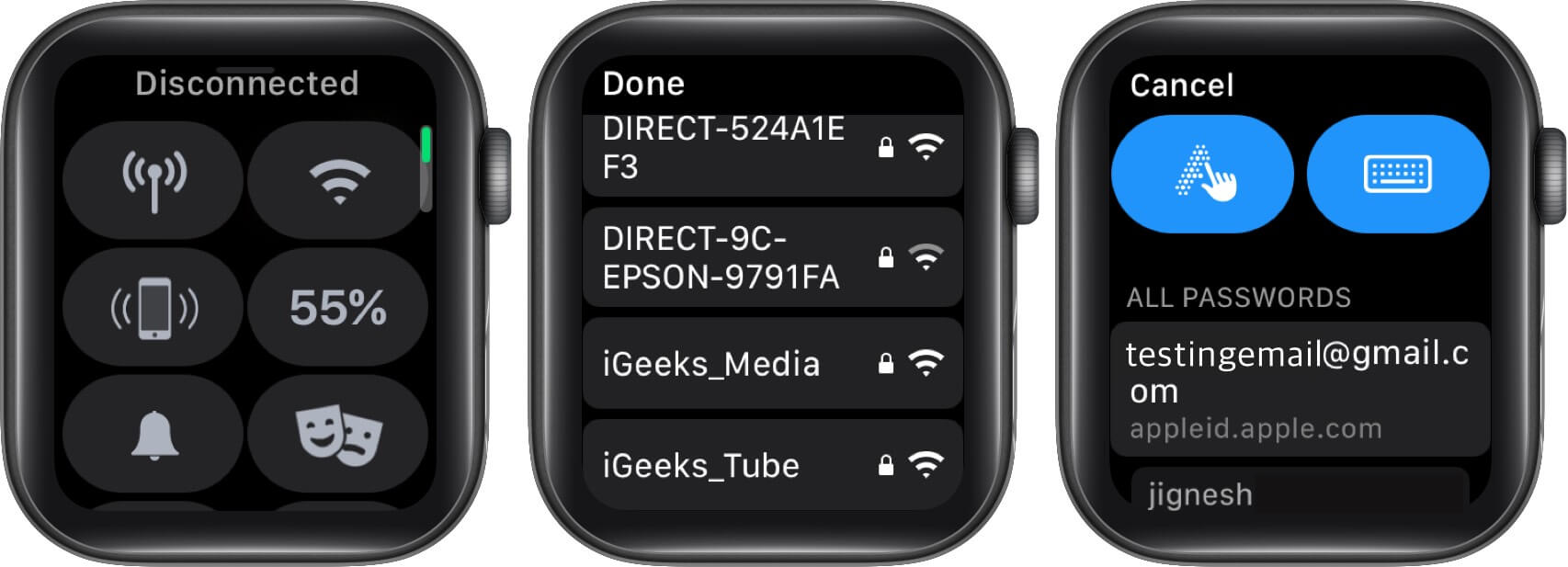 Turn Off Wi Fi and Reconnect with Same Wi Fi on Apple Watch