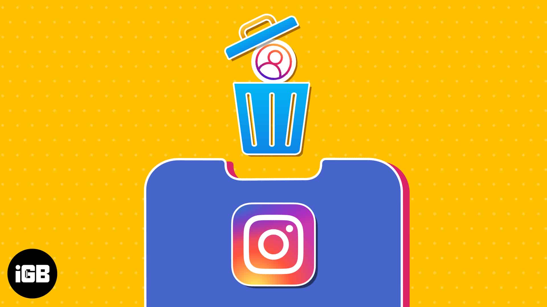 How to delete Instagram account on iPhone or deactivate it