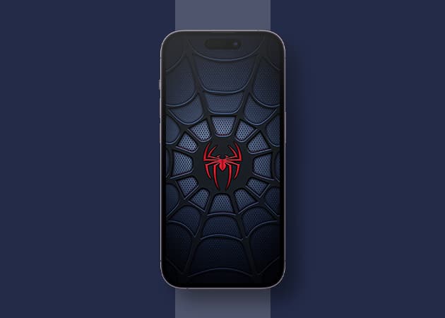 Black Spider Man Wallpaper for iPhone