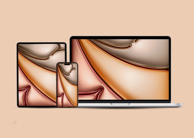 M2 iPad Air wallpaper mockup   Starlight