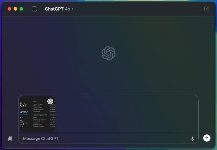 Enter prompt to get answer with attached file