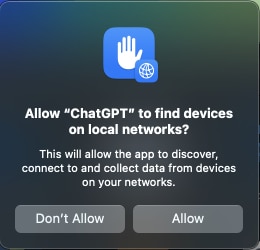 Grand access to ChatGPT Mac app
