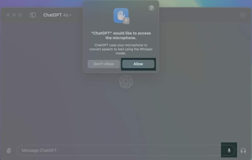 Now select Microphone allow necessary permissions to start giving voice commands