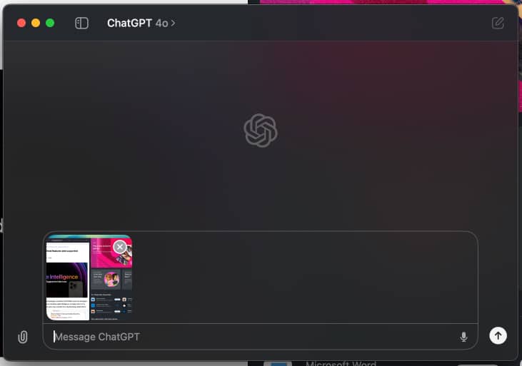 Taken screenshot will be added to to ChatGPT then enter your prompt
