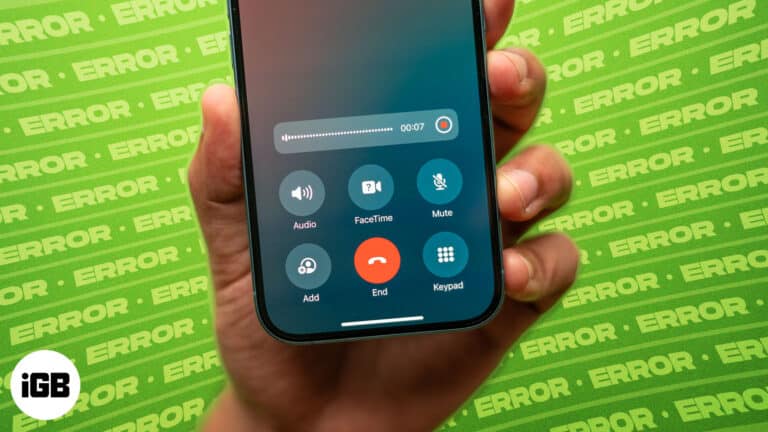Call recording feature on an iPhone.