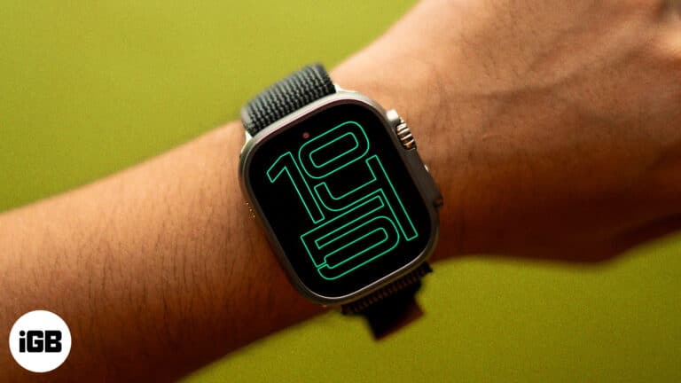 Always On mode on an Apple Watch.