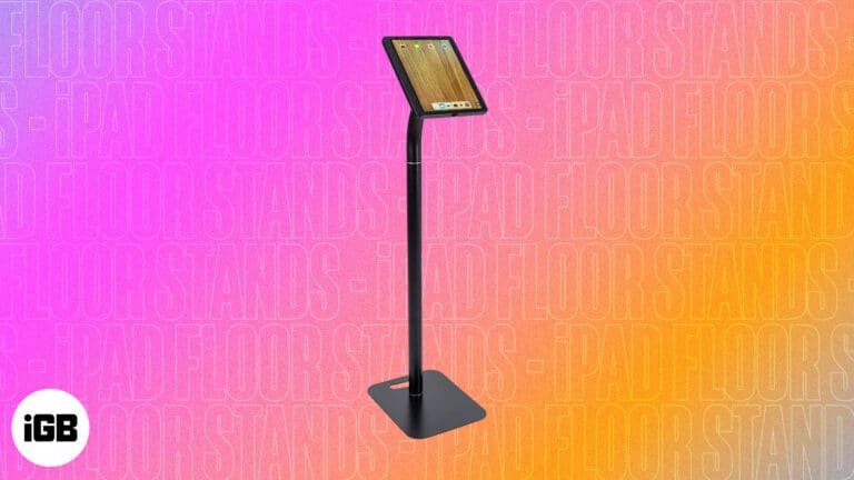 Best iPad floor stand.