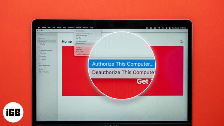 Authorizing Mac for Apple Music.