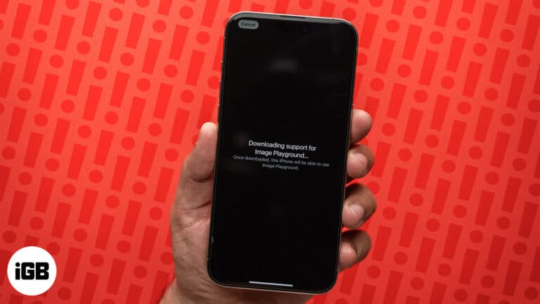 How to fix Image Playground Not Working on iPhone.