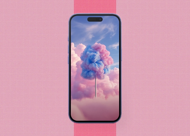 Cotton candy pastel wallpaper