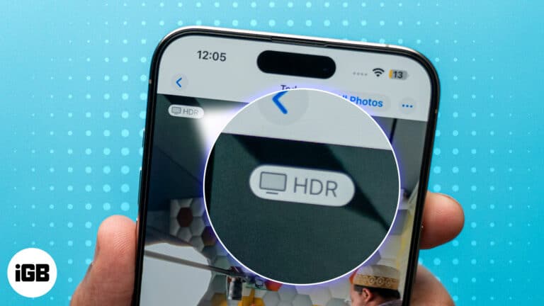 HDR on iPhone.
