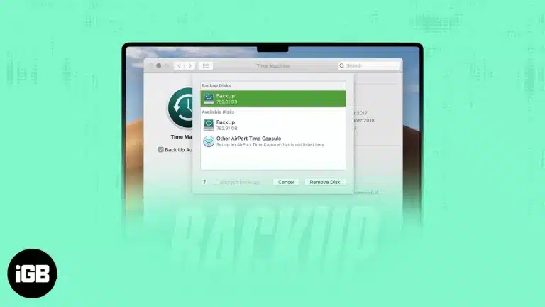 Back up your Mac.