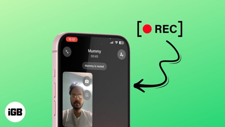Recording WhatsApp calls on an iPhone.