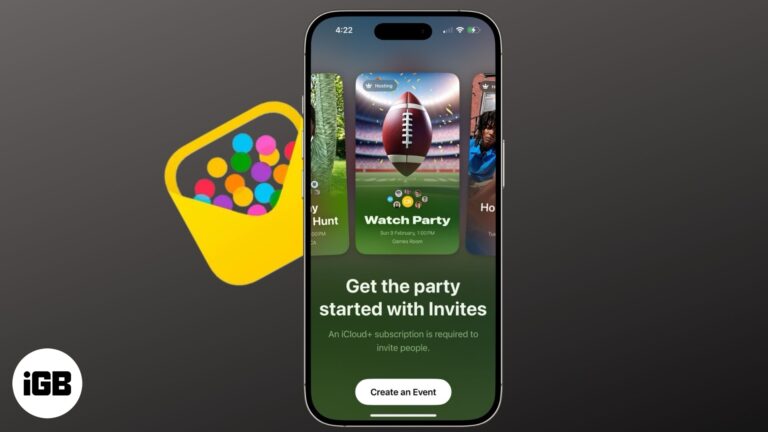 Apple Invites app for iPhones.