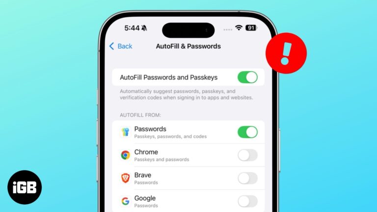 How to fix AutoFill not working on iPhone or iPad.