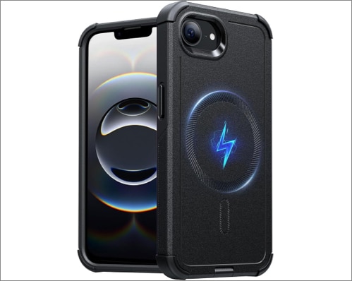 esr halolock cyber tough case for iPhone 16e